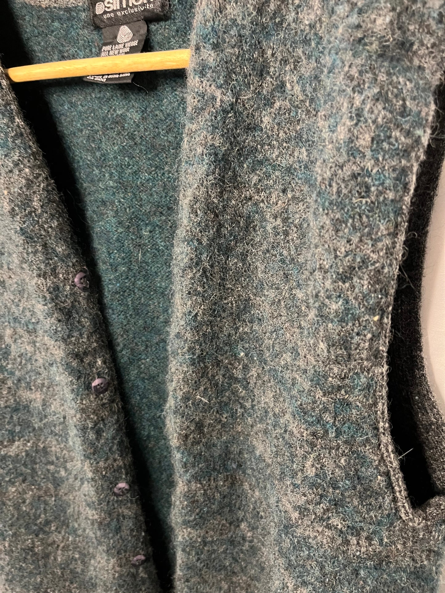 Gilet en laine Vintage Simons (L)