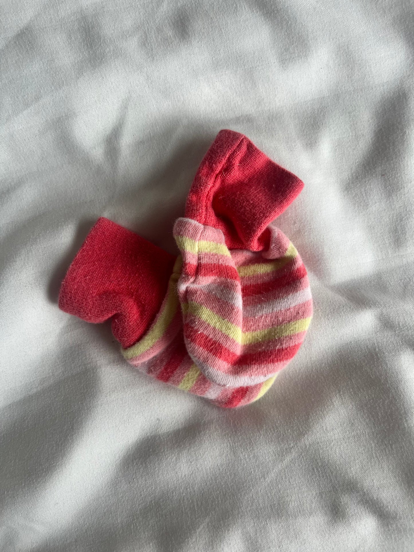 Mitaines rayées (0-6m)