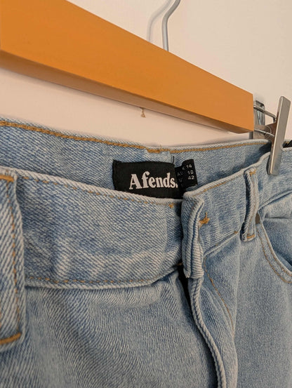 Jeans droit taille haute